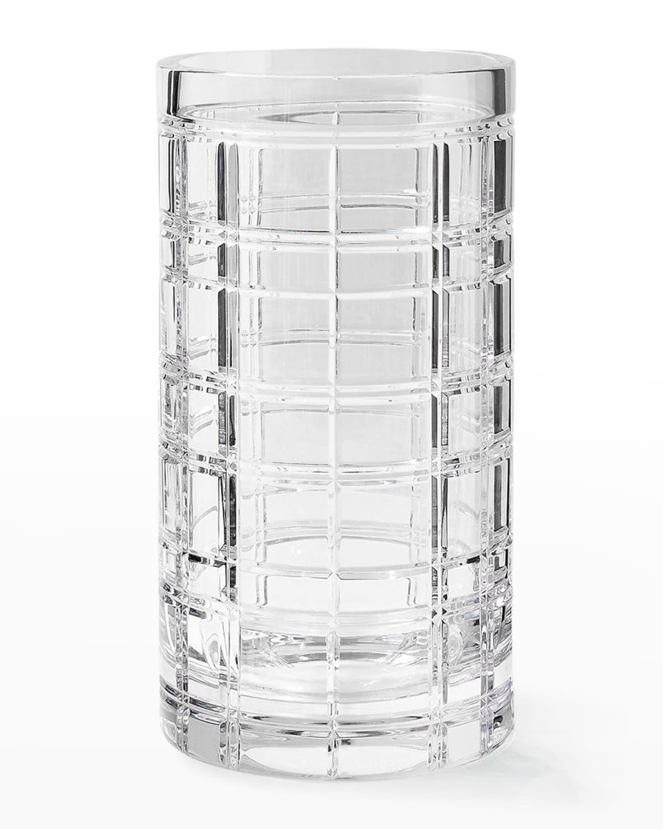 Hudson Plaid Large Vase